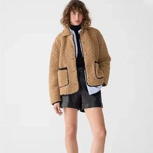 J. Crew Faux Sherpa Barn Jacket